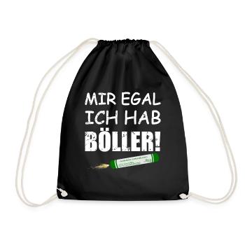 Silvester Knaller Pyro - Turnbeutel - Schwarz - Vorne