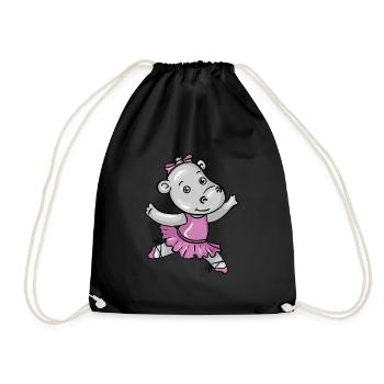 Ballerine Hippo Merch - Sac de sport léger - noir - Devant