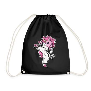 Licorne de Karaté Jiu Jitsu - Sac de sport léger - noir - Devant
