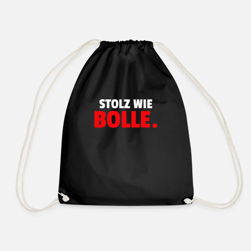 Stolz Wie Bolle. - Turnbeutel - Schwarz