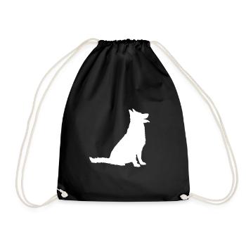Anniversaire de berger allemand animal amour cadeau idée - Sac de sport léger - noir - Devant