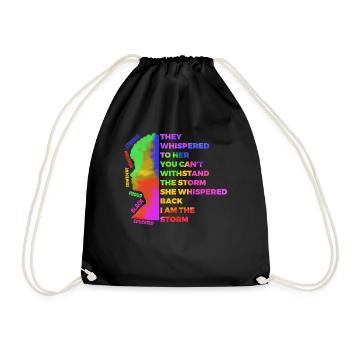 Je suis The Storm Equality Blacklivesmatter - Sac de sport léger - noir - Devant