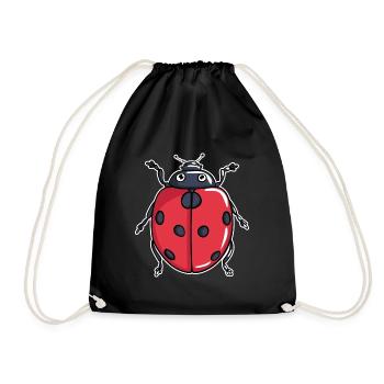 Coccinelle - Sac de sport léger - noir - Devant