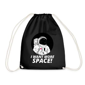 Astronaute Space Gift Nasa Funny Birthday - Sac de sport léger - noir - Devant