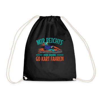 Assez pour moi, je vais faire du karting - Sac de sport léger - noir - Devant