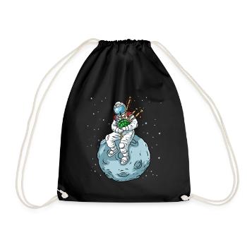 Cornemuse chemise astronaute cornemuse cornemuse - Sac de sport léger - noir - Devant