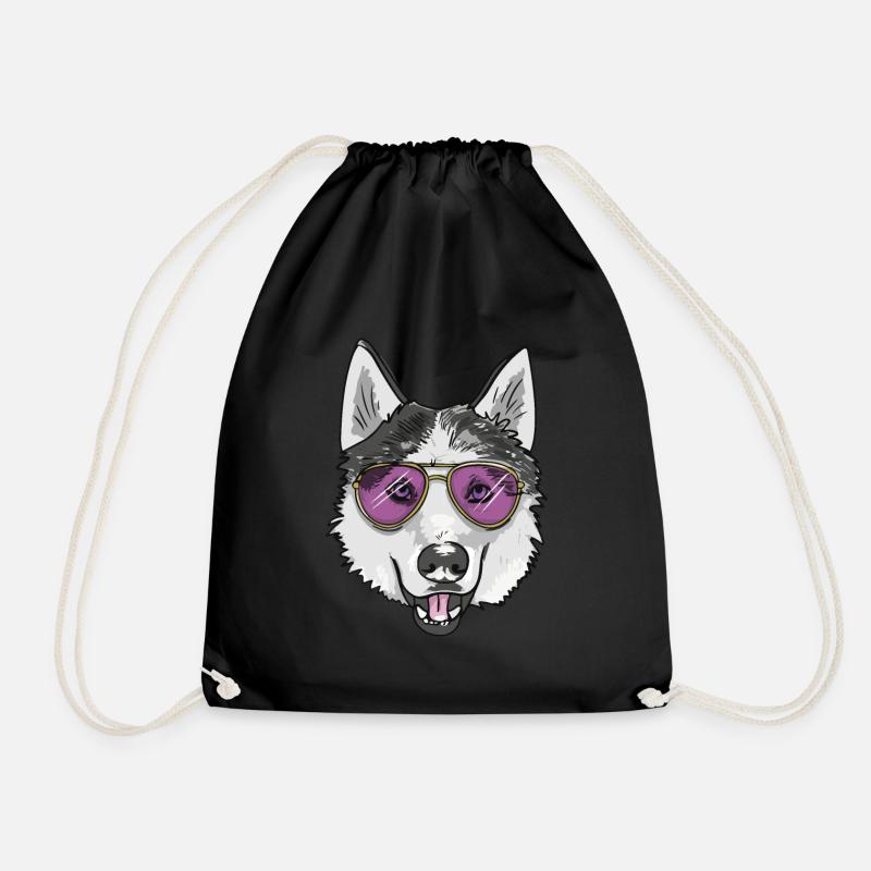 Husky Cool - Turnbeutel - Schwarz