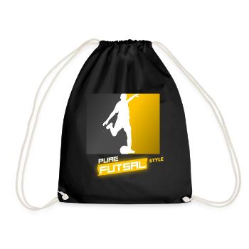 Futsal - Pure Futsal Style - Turnbeutel - Schwarz - Vorne