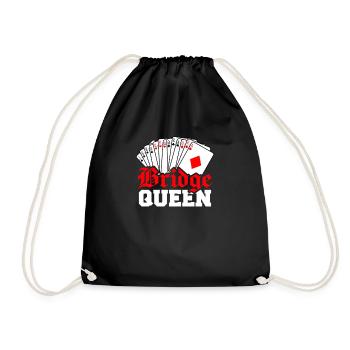 Reine de pont - Sac de sport léger - noir - Devant