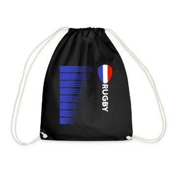 Rugby France Rugby Maillot Pour les Français France - Sac de sport léger - noir - Devant