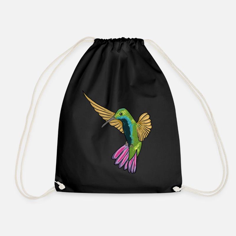 Kolibri - Turnbeutel - Schwarz