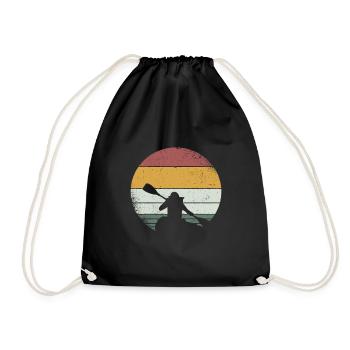 Canoë-kayak canoë-kayak kayak kayak paddle - Sac de sport léger - noir - Devant