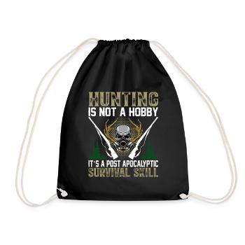 Hunting I Chasse I Chasse n’est pas un hobby - Sac de sport léger - noir - Devant