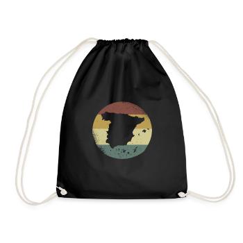 Spain Spanish Gift Idea Spaniards - Drawstring Bag - black - Front