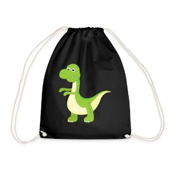 Dinosaures - Sac de sport léger - noir - Devant