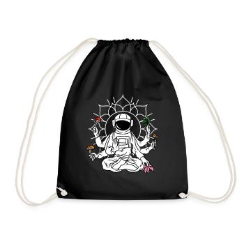 Astronaute Magic Mushrooms Psychedelic LSD - Sac de sport léger - noir - Devant