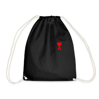 Poker A Love ASS Heart - Drawstring Bag - black - Front