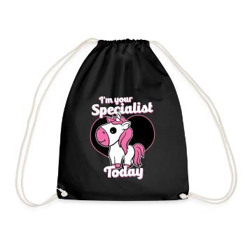 Child Life Specialist - I'm Your Specialist Today - Drawstring Bag - black - Front