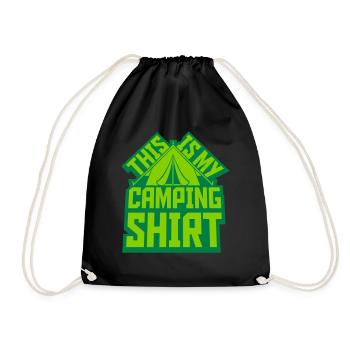 Camping Shirt Tente Extérieure - Sac de sport léger - noir - Devant