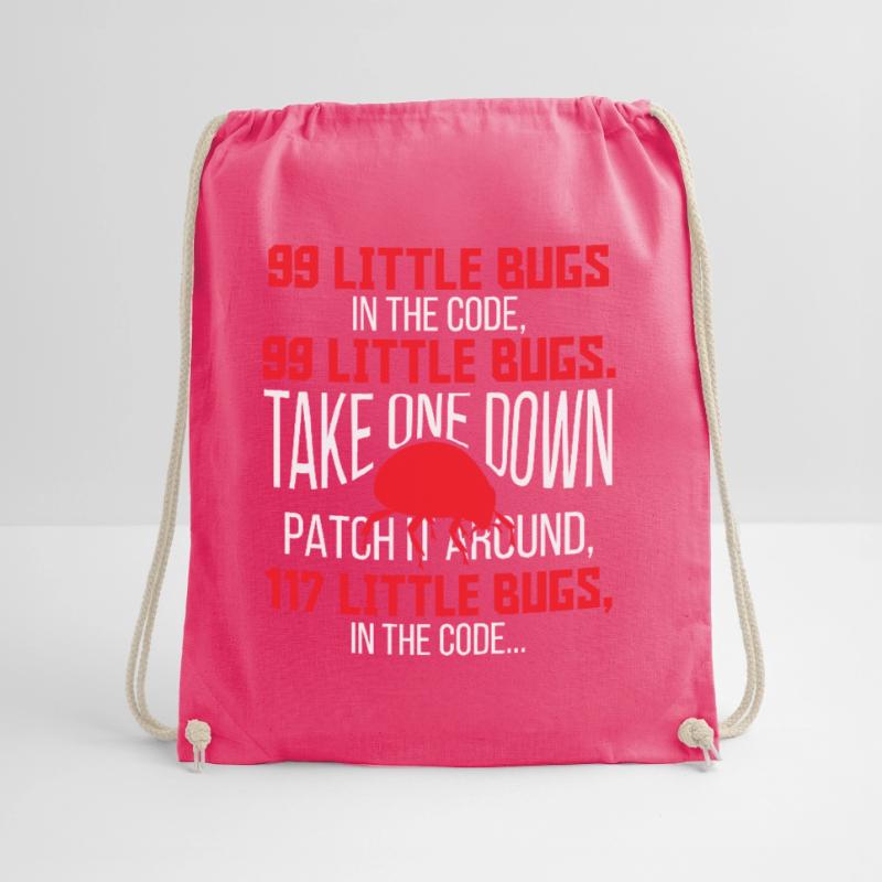 99 petits bugs dans le code Funny Programmer Sac de sport léger