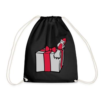 L’oie éclate de cadeau - Sac de sport léger - noir - Devant