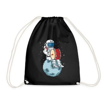 Big Drum Big Band Orchestra Bass Drum Drum - Drawstring Bag - black - Front