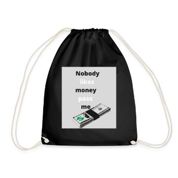 GOD 7 - Drawstring Bag - black - Front