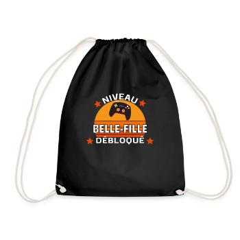 niveau débloqué belle-fille - Sac de sport léger - noir - Devant