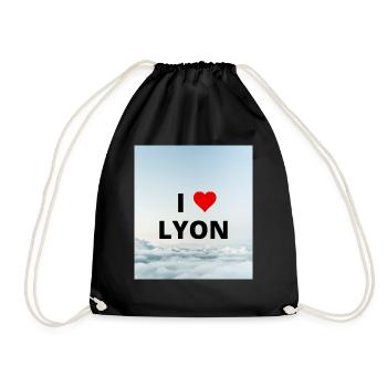 I LOVE LYON - Drawstring Bag - black - Front