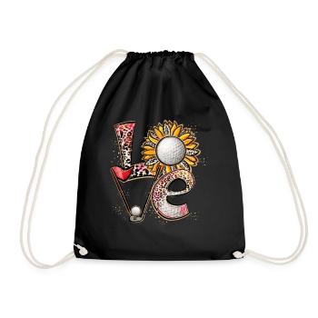 J’adore le golf - Sac de sport léger - noir - Devant