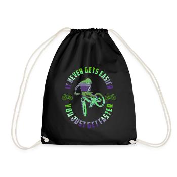 Unnamed Project 70 - Drawstring Bag - black - Front