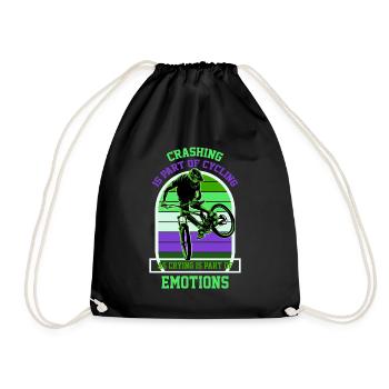 Unbenanntes Projekt 62 - Drawstring Bag - black - Front