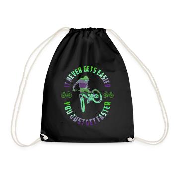 Unnamed Project 71 - Drawstring Bag - black - Front