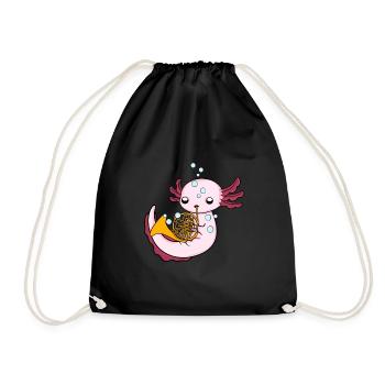 Axolotl Orchestre de Cor Français Musique Enfants Cor Français - Sac de sport léger - noir - Devant