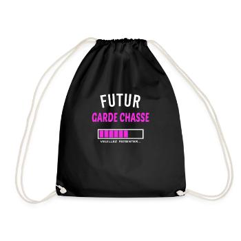 futur garde chasse - Sac de sport léger - noir - Devant