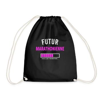 futur marathonienne - Sac de sport léger - noir - Devant
