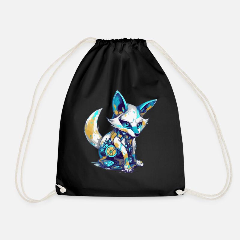 Ecko le renard bionique - Sac de sport léger - noir