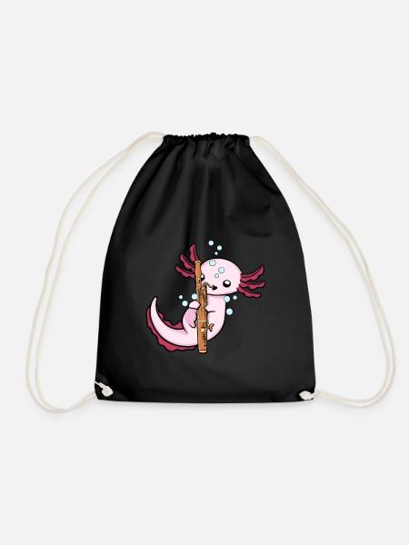 Axolotl Fagott Musikinstrument Big Band Oboe - Turnbeutel - Schwarz