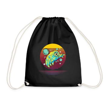 Tardigrade Vapor - Drawstring Bag - black - Front