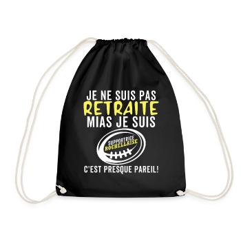 Rugby La Rochelle 2 Etoiles Rochelais Rugbyman - Sac de sport léger - noir - Devant