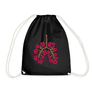 Jardin Fleuriste Cadeau Femmes Plantes Fleurs - Sac de sport léger - noir - Devant