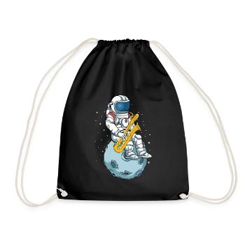 Saxophone basse Orchestre de musique jazz Saxophone - Sac de sport léger - noir - Devant