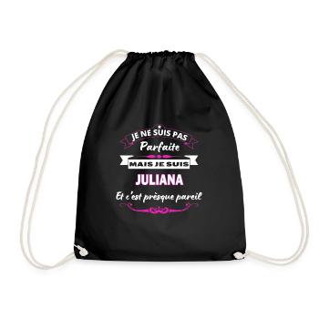 je ne suis pas Parfaite Juliana - Sac de sport léger - noir - Devant