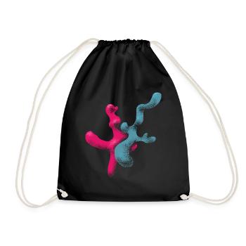 Art - Drawstring Bag - black - Front