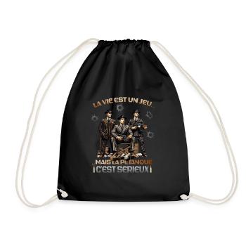 La Pétanque C'est Sérieux - Humour Mafieux 1920 - Sac de sport léger - noir - Devant