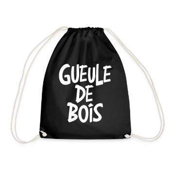 Gueule de bois - Sac de sport léger - noir - Devant