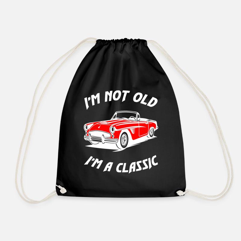I Am Not Old I Am A Classic - Turnbeutel - Schwarz