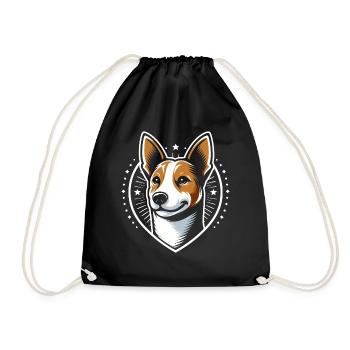 Basenji - Sac de sport léger - noir - Devant