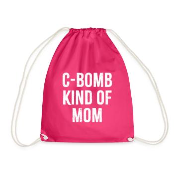 C Bomb Genre De Maman - Sac de sport léger - fuchsia - Devant