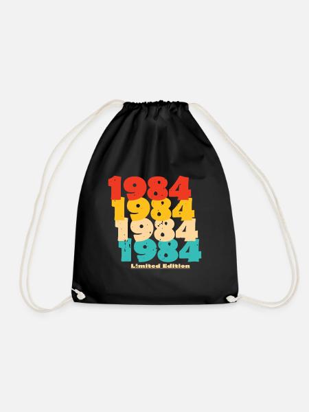 1984: Limitierte Auflage - 40-jähriges Jubiläum - Turnbeutel - Schwarz